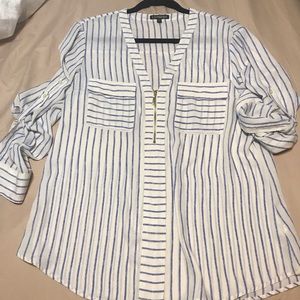 White striped blouse